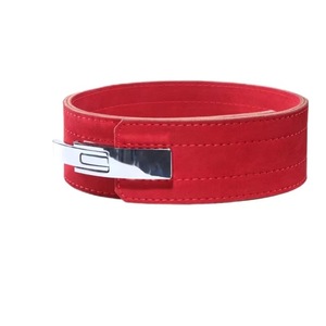 Custom Logo Unisex Fitness Gym <b>Belt</b> Back Support Breathable Cowhide Leather 10MM Thickness Buckle Closure for - Product Image 2