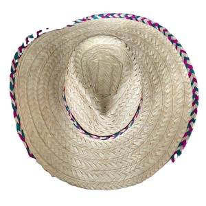 Export Vietnam Mexican Sombrero <b>Straw</b> <b>Hat</b> Wide Brim <b>Straw</b> Material For Summer Beach Festival Costume Decor And Party Use - Product Image 1