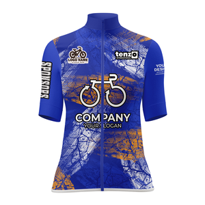 Jersey de Ciclismo para Mujer, Sublimado, Transpirable, de Secado Rápido, Manga Corta, Cierre Completo, 100% Poliéster, Fabricante de Exportación OEM ODM - Product Image 1