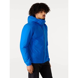 <b>Men</b> Hooded Waterproof <b>Ski</b> <b>Jacket</b> Synthetic Insulation Gore-Tex Full Zip Outerwear <b>Blue</b> - Product Image 2