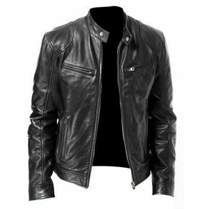 Premium Genuine <b>Leather</b> <b>Jacket</b> For <b>Men</b> Comfortable Stylish Motorcycle Fashion Premium Quality Outerwear - Product Image 5