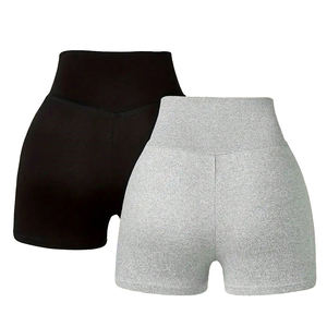 Shorts de yoga taille haute très élastiques pour femmes, doux comme du beurre, unis, avec effet ventre plat, shorts de sport, vente en gros, shorts cyclistes athlétiques - Product Image 2