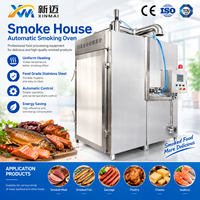 Four à fumage commercial électrique pour viande et poisson, fumoir professionnel
