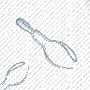 Forceps obstétrical Simpson 9,5 pouces en acier inoxydable, forceps de gynécologie et d'obstétrique pour accouchement, instrument chirurgical réutilisable OEM - Product Image 2