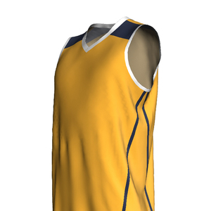 Camiseta de Baloncesto Personalizada 2026, Nuevo Diseño, Secado Rápido, Estilo Lakers, Diseño de Rayas en Contraste, Camisetas Reversibles, Camiseta sin Mangas - Product Image 2