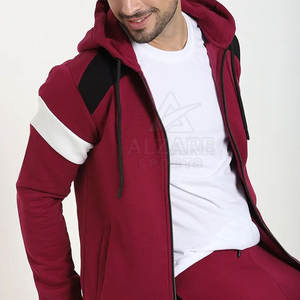 Sudaderas con cremallera personalizadas para hombre en grandes cantidades, diseño moderno, básicas, hechas en Pakistán - Product Image 4