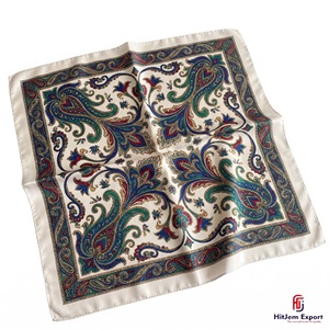 Premium Lightweight Square <b>Scarf</b> Custom Digital Print Soft Fabric Stylish Fashion Accessories Wholesale Orders OEM ODM - Product Image 5