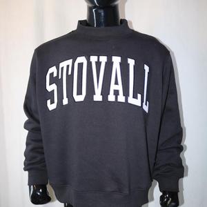 Sudadera STOVALL con cuello simulado, 450 GSM, bordado con nombre personalizado, corte holgado, 100% algodón, felpa francesa. - Product Image 1