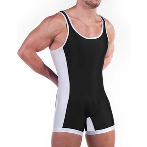 High Compression Unisex <b>Weightlifting</b> <b>Singlet</b> Four-Way Stretch Lightweight Spandex/Polyester for Powerlifting - Product Image 2