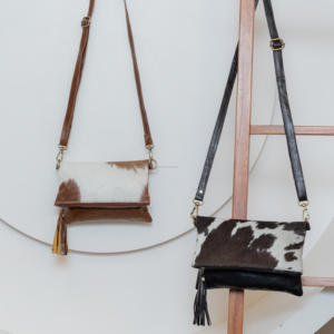 Genuine Cowhide Leather Handbag Crossbody Sling Bag Custom Designer Hot Selling Hair on Hide Luxury Shoulder Bag for Women - Product Image 4