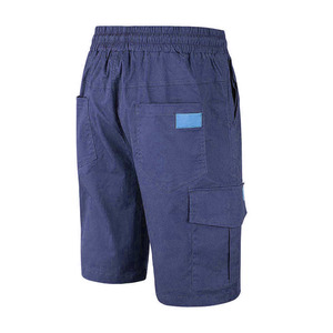Outdoor Running <b>Three</b> <b>Quarter</b> <b>Pants</b> Lined Pockets OEM High Quality Men's Summer Shorts 100% Linen Polyester Multi Color Solid - Product Image 2