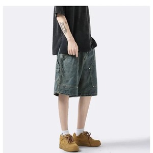 Shorts de Mezclilla de Alta Calidad al Por Mayor para Hombre, Shorts de Algodón, Estilo Nuevo, Shorts Cargo para Hombre - Product Image 5