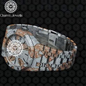 Montre mécanique de luxe vintage pour homme Charm Jewells, boîtier en acier inoxydable de 40 mm, verre saphir, cadran analogique lumineux, bracelet de 20 mm - Product Image 3