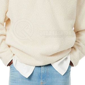 Modern Active Lifestyle Cotton Blended <b>Men</b> <b>Half</b> <b>Zip</b> Polar Fleece Pullover Lightweight Warm Sports Clothing - Product Image 4