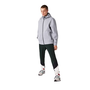 Sweat-shirt à capuche zippé en coton pour homme, décontracté, en molleton, pour la course et le fitness, fournisseur OEM ODM pour la fabrication en gros - Product Image 1