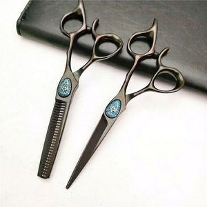 Ciseaux de barbier professionnels japonais de précision pour droitiers, en acier inoxydable 4Cr13, double lame, très demandés - Product Image 6