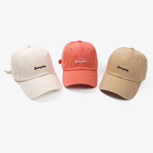 Custom Brand Label 5-Panel 100% Cotton Corduroy Digital Printed Sequin Embroidery Unisex Sporty Casual Summer <b>Snap</b> Back Baseball - Product Image 2