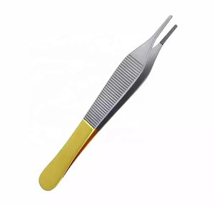 แหนบผ่าตัด Adson Forceps รุ่น Golden Grip แบบตรง สำหรับใช้ทางการแพทย์ ผลิตจากสแตนเลสสตีล พร้อมบริการสลักโลโก้ตามสั่ง ขายส่ง - Product Image 6