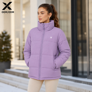 Chaqueta Acolchada de Invierno para Mujer X Sports City, con Relleno Sintético, Resistente al Agua y al Viento, con Capucha y Cierre de Cremallera de Manga Larga - Product Image 3
