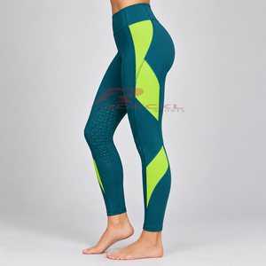 Pantalones de equitación para mujer con áreas de rodilla reforzadas, tela flexible y construcción de cintura de soporte para una conducción segura. - Product Image 4