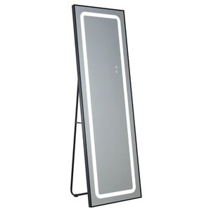 Specchio LED Rettangolare in Lega di Alluminio 65*22 Pollici, Design ad Angolo Retto, Illuminazione a Tre Tonalità, Luminosità Regolabile, Memoria Completa - Product Image 3