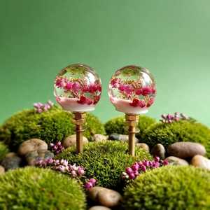 Pomo de Gabinete Ecológico Ajustable con Flores Secas, Tirador de Cajón de Resina de Cristal, Lavanda Heather, para Cocina, Dormitorio, Sala de Estar - Product Image 4
