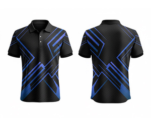 High Quality Full Print Sublimation Polo Shirt Custom Design Durable Stitching for Men Women Youth Quick-Dry Dry-Fit Active - Product Image 5