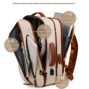 Bolsa de Viaje Minimalista de Nailon con Cierre de Cremallera, Asa Suave, Impermeable, Unisex, Capacidad de 20-37L - Product Image 5