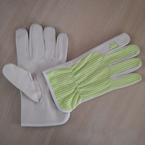 ถุงมือทำงานกันลื่น ทนความร้อน ปลายนิ้วเรียบ สายรัดข้อมือยืดหยุ่น สำหรับวัสดุขนาด 12 นิ้ว ถุงมือป้องกันความปลอดภัย - Product Image 2