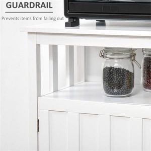 Mobile da Cucina in Metallo, Legno e MDF con Ante in Vetro per Arredamento Domestico - Product Image 4