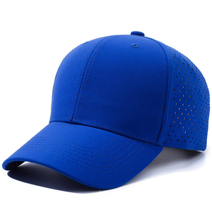 Hot Selling Breathable Perforated 3D Embroidery Baseball <b>Cap</b> Adjustable Snapback Custom Logo Solid Casual Athletic Outdoor - Product Image 2
