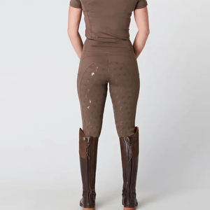 Pantalon d'équitation chauffant d'hiver avec assise intégrale en silicone – Confort saisonnier pour l'hiver - Product Image 6