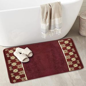 Elegante Tappeto da Bagno Contemporaneo con Design Unico a Rosa, Lussuoso Tappetino per Doccia dallo Stile Moderno per il Bagno - Product Image 5