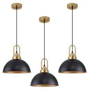 Lámpara Colgante Contemporánea Negra y Dorada, Luminaria Interior Premium para Decoración del Hogar, Hotel o Restaurante - Product Image 1