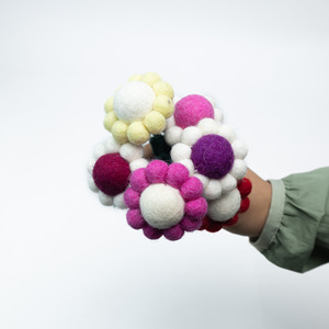 Mini Bouquet de Marguerites en Feutre, Fleurs Artificielles Faites à la Main, Vente en Gros, Petites Composition Florales, Décoration Maison, Décoration Crèche, Printemps - Product Image 1