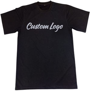 เสื้อยืดคอกลมแขนสั้นสีพื้นผ้าฝ้าย 100% คุณภาพสูงสั่งทำพิเศษสำหรับผู้ชาย - Product Image 3