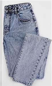 Jean en denim délavé coupe droite taille haute pour homme, en coton, décontracté, coupe classique, idéal pour l'automne - Product Image 3