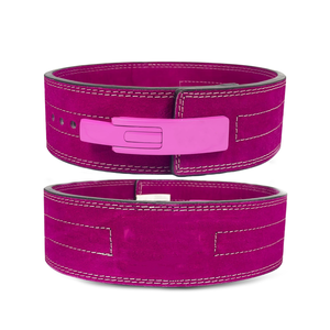 Ceinture à levier haute performance pour hommes et femmes, musculation, gym, cuir, boucle à levier, fournisseur OEM - Product Image 1