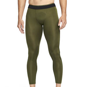 Leggings para Hombre, Transpirables, Elásticos, de Compresión, Poliéster/Algodón, Cintura Elástica, Ideales para Gimnasio, Entrenamiento, Running y Deportes al Aire Libre - Product Image 1