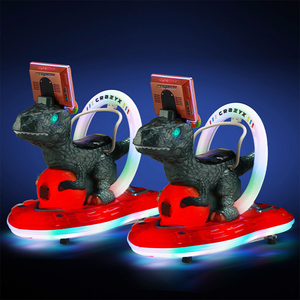 Manège pour enfants Dinosaure Premium à monnayeur, mouvements de descente et rotation, musique agréable, construction métallique - Product Image 3