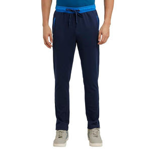Pantalones Deportivos de Material Reciclado para Hombre, Pantalones Casuales de Corte Ajustado con Puños Elásticos, Ecológicos - Product Image 1