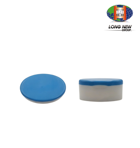 LONGNEW OEM Capuchon à rabat bicolore personnalisé en ABS/PP/PC |   Fermeture de bouteille ovale en plastique pour shampoing et cosmétiques - Product Image 3