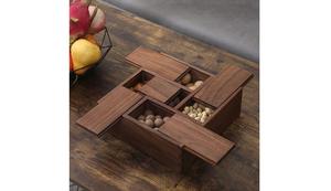 Caja de Recuerdos de Madera Natural Sólida |   Caja de Almacenamiento Decorativa Grande de Madera con Acabado en Arce Rizado, Organizador de Joyas, Caja de Regalo de Madera Premium - Product Image 5