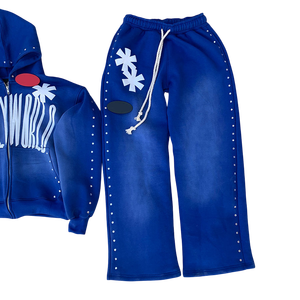 ชุดวอร์มผู้ชายประดับเพชรเทียม สไตล์ใหม่ยอดนิยมสำหรับผู้ชายและผู้หญิง  ชุดวอร์มผู้ชายประดับเพชรเทียมสั่งตัดไซส์ได้ คุณภาพดีที่สุด - Product Image 5