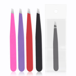 Pince à épiler professionnelle réutilisable en acier inoxydable pour hommes et femmes, avec pointes droites et pointues, ANAAIF - Product Image 6