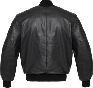 Chaqueta Bomber Varsity Unisex de Invierno, Estilo Streetwear, Personalizada, con Parches Vintage, Impermeable, Cuello Redondo, Bordado a Mano, Cuero PU - Product Image 2
