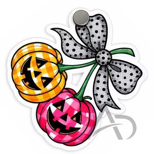 Soporte de Pestañas Acrílico con Diseño de Calabaza de Halloween, Sostenible, Personalizado con Logotipo, Lindo y Espeluznante, Servicio OEM - Product Image 2