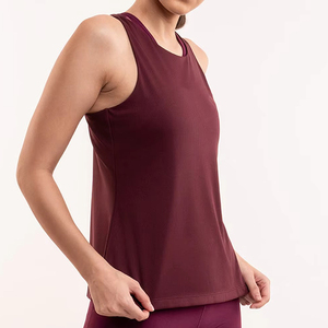 Débardeur de fitness sur mesure pour femme – Style décontracté d'été, en tissu jersey respirant, pour musculation, options grandes tailles, couleur unie - Product Image 2