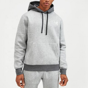 Ensemble de survêtement décontracté en polaire léger pour l'hiver, personnalisable à faible MOQ, unisexe, tendance, écologique, en coton 100% uni, avec sweats à capuche 2026 - Product Image 2