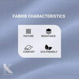 Tissu de chemise 100 % coton écologique, tissé, infroissable, sans repassage, respirant, teint uni, pour confection de chemises - Product Image 3